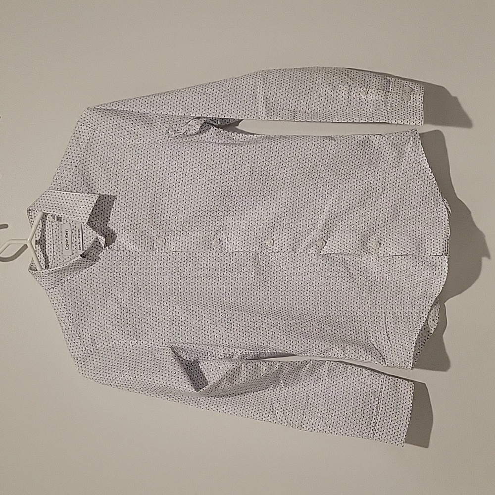 Calvin Klein Patterned Dress Shirt